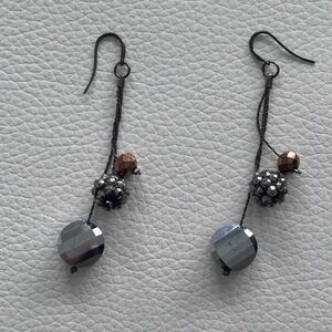 Anthropologie Sparkling Drop Earrings